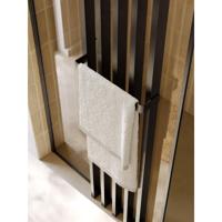 Decoscherm Riho Define Met Handdoekhouder 40x200 cm Mat Gunmetal