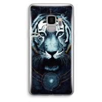 Darkness Tiger: Samsung Galaxy S9 Transparant Hoesje - thumbnail