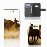 Samsung Galaxy Xcover 3 | Xcover 3 VE Telefoonhoesje met Pasjes Design Cowboy - thumbnail