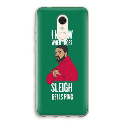 Sleigh Bells Ring: Xiaomi Redmi 5 Transparant Hoesje