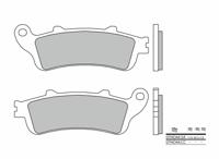 BREMBO Remblokken, voor de moto, Road Gesinterd Metaal 07HO44SA