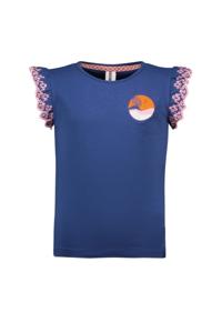 B.Nosy Meisjes t-shirt - Sylvie - Lake blauw