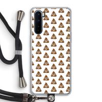 Poop emoji: OnePlus Nord Transparant Hoesje met koord Poop emoji: OnePlus Nord Transparant Hoesje met koord