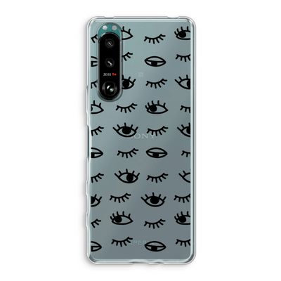 Eye pattern #2: Sony Xperia 5 III Transparant Hoesje