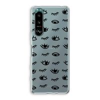 Eye pattern #2: Sony Xperia 5 III Transparant Hoesje