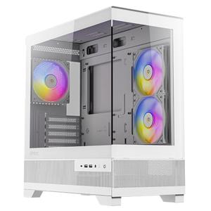 Antec CX500M RGB tower behuizing 2x USB-A | 1x USB-C | Tempered Glass