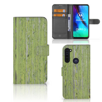 Motorola Moto G Pro Book Style Case Green Wood