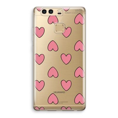 Ondersteboven verliefd: Huawei P9 Transparant Hoesje