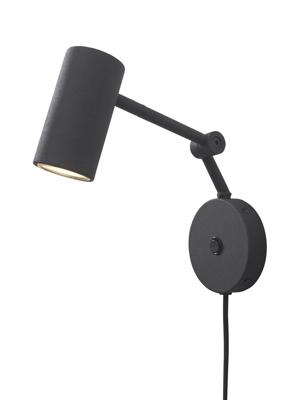 Wandlamp Montreux - Zwart - 10.5x21.5x18cm