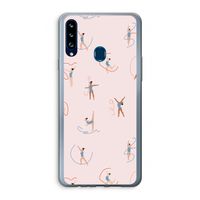 Dancing #3: Samsung Galaxy A20s Transparant Hoesje