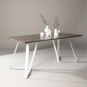 Nohr Eettafel Minta 180 x 90cm - Grijs/Wit