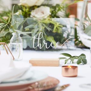 Ginger Ray BR-316 Botanical Wedding Tafelnummers