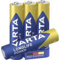 Varta Longlife LR03 AAA batterij (potlood) Alkaline 1200 mAh 1.5 V 4 stuk(s) - thumbnail