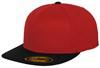 Flexfit FX6210T Premium 210 Fitted 2-Tone - Red/Black - S/M (6 7/8 - 7 1/4)