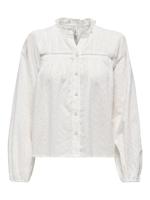 Only Onlnoelys L/s Embroided Shirt Wvn Cs Blouse 4939070 Cloud Dancer