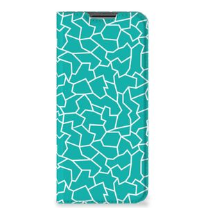 OPPO A54 5G | A74 5G | A93 5G Bookcase Cracks Blue