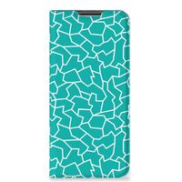 OPPO A54 5G | A74 5G | A93 5G Bookcase Cracks Blue