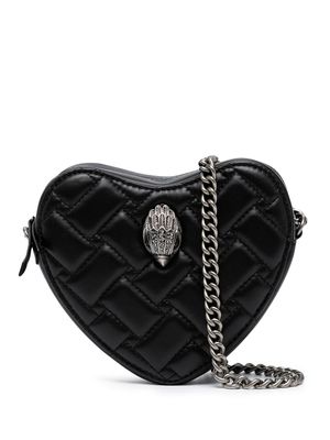 Kurt Geiger London sac à bandoulière Kensington à design de cœur - Noir