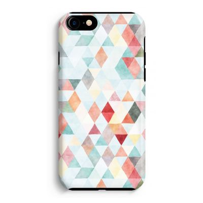 Gekleurde driehoekjes pastel: iPhone 7 Tough Case