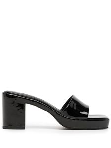 Senso mules Stevie en cuir - Noir