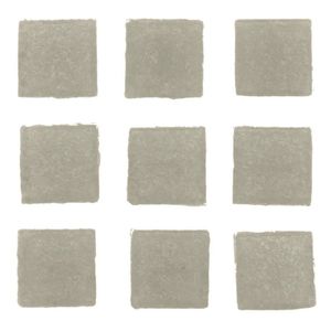 30x stuks vierkante mozaiek steentjes grijs 2 x 2 cm   -