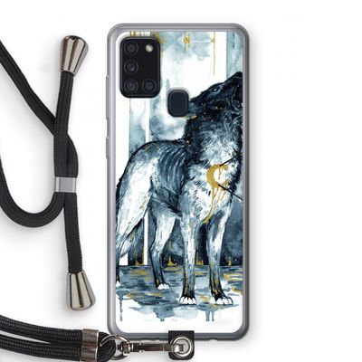 Bleeding Soul: Samsung Galaxy A21s Transparant Hoesje met koord