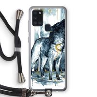 Bleeding Soul: Samsung Galaxy A21s Transparant Hoesje met koord