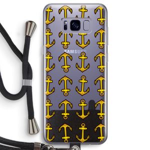 Musketon Anchor: Samsung Galaxy S8 Transparant Hoesje met koord
