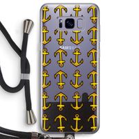 Musketon Anchor: Samsung Galaxy S8 Transparant Hoesje met koord