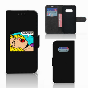 Samsung Galaxy S10e Wallet Case met Pasjes Popart Oh Yes