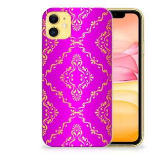 Siliconen Hoesje Apple iPhone 11 Barok Roze