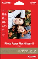 Inkjetpapier Canon PP-201 13x18cm 260gr plus 20vel - thumbnail