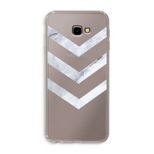 Marmeren pijlen: Samsung Galaxy J4 Plus Transparant Hoesje