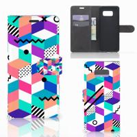 Samsung Galaxy S8 Plus | Book Case | Blokken Kleurrijk