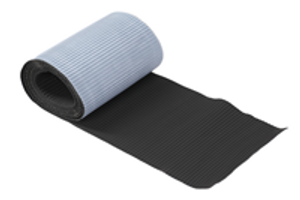 Alphaflex Wave Loodvervanger zwart - 30 cm x 5 m
