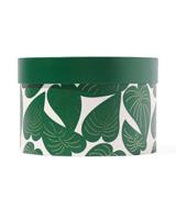 HEMA Cadeaudoos Karton Ø22x15 Bladeren