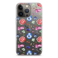 Bloemetjes: iPhone 13 Pro Transparant Hoesje