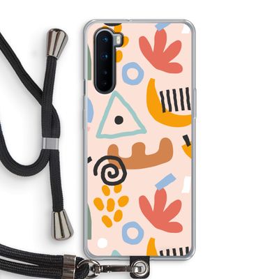 Abstract: OnePlus Nord Transparant Hoesje met koord