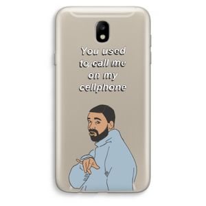 Hotline bling: Samsung Galaxy J7 (2017) Transparant Hoesje