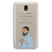 Hotline bling: Samsung Galaxy J7 (2017) Transparant Hoesje Hotline bling: Samsung Galaxy J7 (2017) Transparant Hoesje