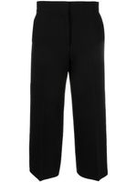 MSGM pantalon court à coupe ample - Noir