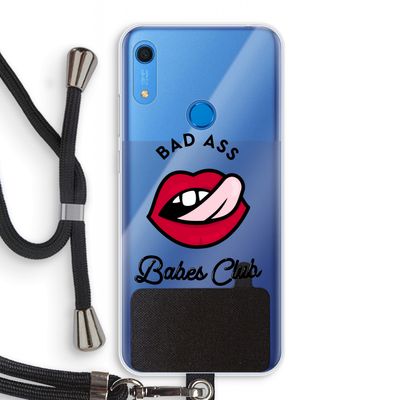Badass Babes Club: Huawei Y6s Transparant Hoesje met koord