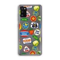 Fruitsticker: Samsung Galaxy A41 Transparant Hoesje