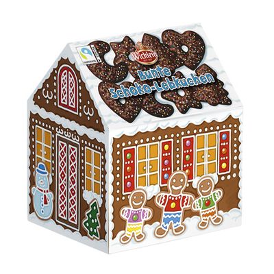 Wicklein - Kleurrijke Chocolade peperkoek (Lebkuchen) Winterhuis - 200g
