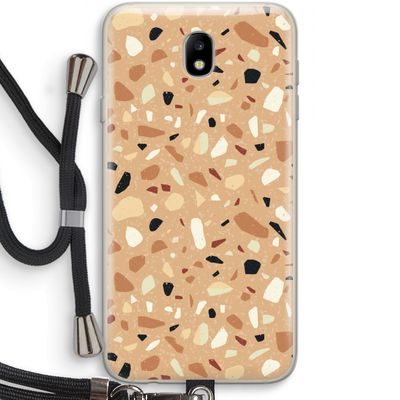 Terrazzo N°17: Samsung Galaxy J7 (2017) Transparant Hoesje met koord