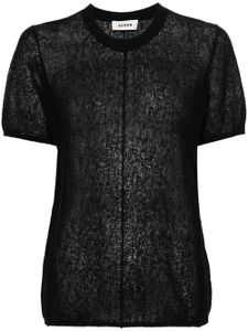 AERON t-shirt Caymen en maille - Noir