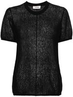 AERON t-shirt Caymen en maille - Noir - thumbnail