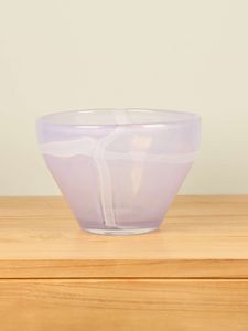 Vaas uit glas paars LO-11, 17 cm