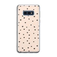 Kleine kattenkopjes: Samsung Galaxy S10e Transparant Hoesje