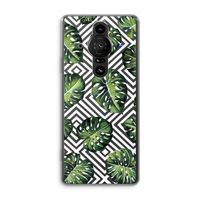Geometrische jungle: Sony Xperia Pro-I Transparant Hoesje